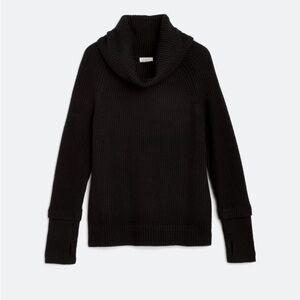 Market & Spruce Sharon Cowl Neck Waffle Stitch Sweater Plus 2X